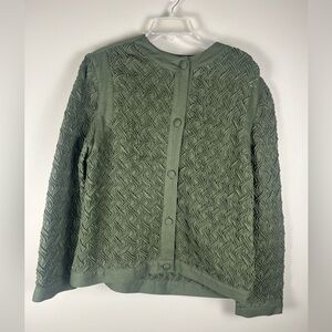 Gene Ewing Bis California Sunwash Jacket Wrinkled Rich Denim Green Button M NWT